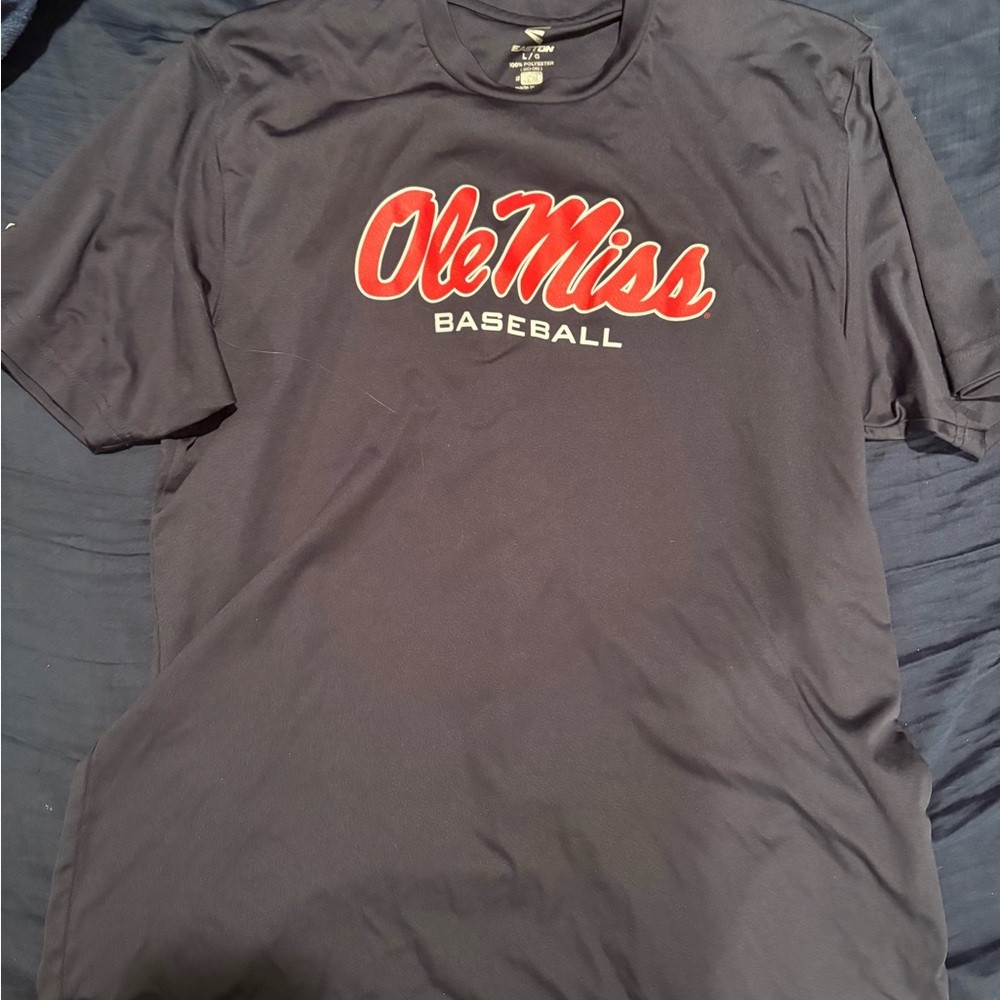Ole Miss Baseball Easton navy T-Shirt